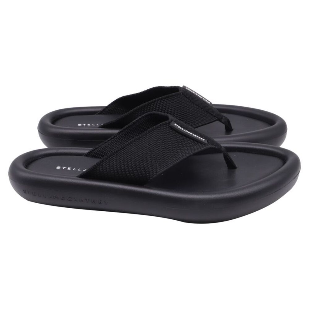 Stella McCartney Flip Flops in Black Rubber